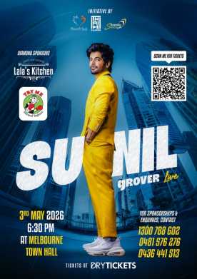 Sunil Grover Live In Melbourne 2026