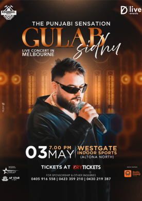 The Punjabi Sensation GULAB SIDHU - Live Concert In Melbourne