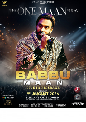 Babbu Maan Live Concert In Brisbane 2026