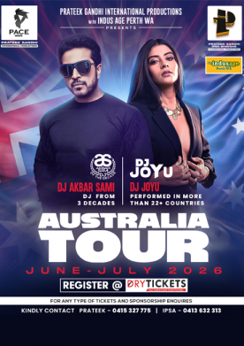 DJ Akbar Sami & Dj Joyu Australia Tour 2026