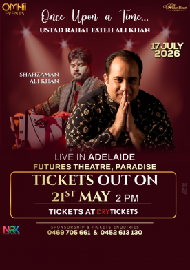 Once Upon a Time - Ustad Rahat Fateh Ali Khan - The World Tour 2026 - ADELAIDE