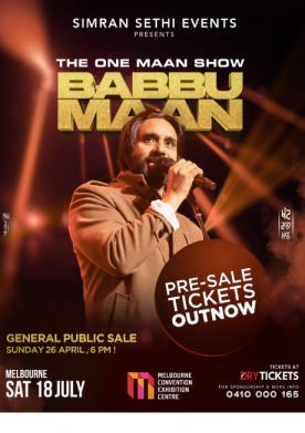 Babbu Maan Live In Melbourne 2026