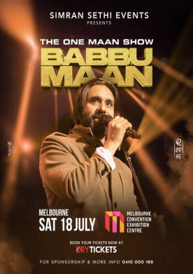 Babbu Maan Live In Melbourne 2026