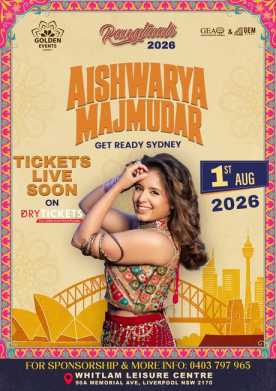 Rangtaali 2026 - Aishwarya Majmudar Live In Sydney (Garba)
