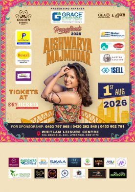 Rangtaali 2026 - Aishwarya Majmudar Live In Sydney (Garba)