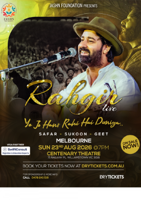 Rahgir - Ye Jo Hans Rahi Hai Duniya - Live in Melbourne 2026
