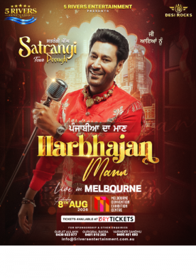 Harbhajan Mann - Satrangi Peengh Tour - Live In Melbourne 2026