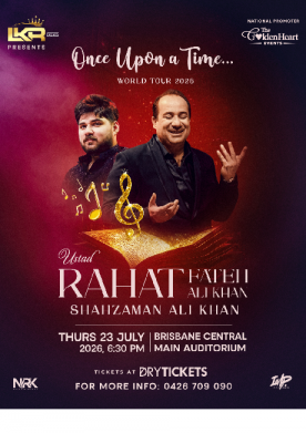 Once Upon a Time - Ustad Rahat Fateh Ali Khan Live Concert In Brisbane - The World Tour 2026