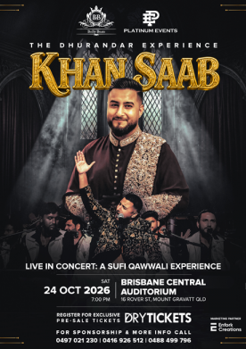 Khan Saab - Live in Brisbane 2026