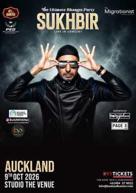SUKHBIR Live In Concert Auckland (NZ) 2026