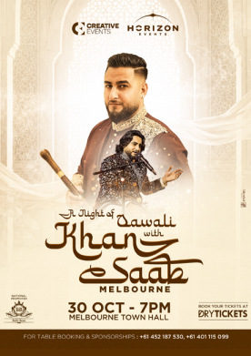 A Night of Qawwali with Khan Saab Live In Melbourne