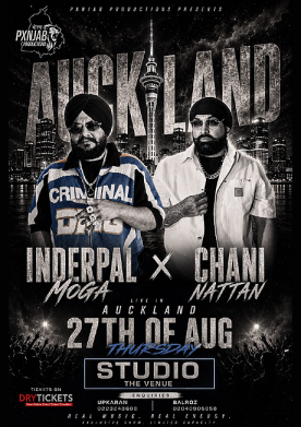 Inderpal Moga and Chani Nattan Live in Auckland 2026