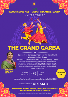 The Grand Garba 2026 In Sydney