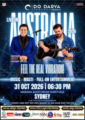 Ali Haider Live In Sydney 2026