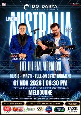 Ali Haider Live In Melbourne 2026