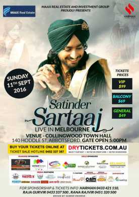 Satinder Sartaaj Live In Melbourne 2016