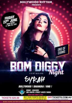 Bom Diggy Night Syrah Live In Melbourne