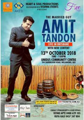 Amit Tandon Live In Brisbane 2018
