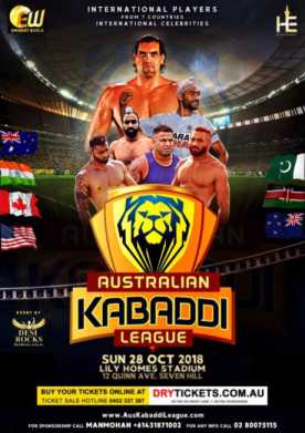 Australian Kabaddi League 2018 In Sydney