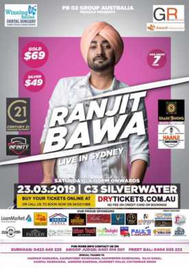 Ranjit Bawa Live In Sydney 2019