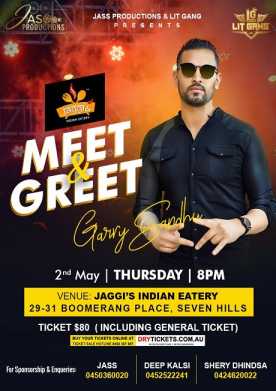 Meet & Greet with Garry Sandhu In Sydney