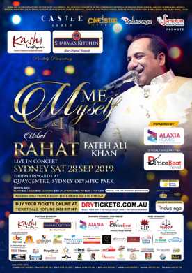 Me, Myself & I - Ustad Rahat Fateh Ali Khan Live In Sydney