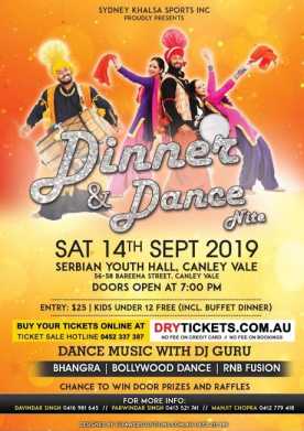 Dinner & Dance Nite 2019 Sydney