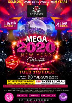 Mega 2020 New Year Celebration
