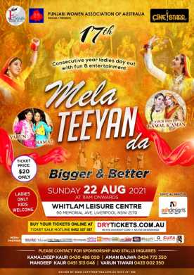 Mela Teeyan Da 2021 - Bigger & Better In Sydney
