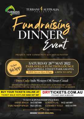 Fundraising Dinner Event by Turbans 4 Australia