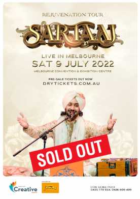 Rejuvenation Tour - Satinder Sartaaj Live In Concert Melbourne 2022
