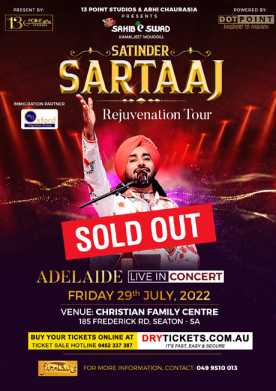 Rejuvenation Tour - Satinder Sartaaj Live In Concert Adelaide 2022