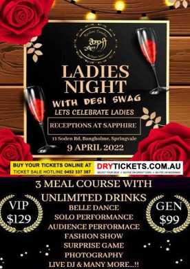 Ladies Night with Desi Swag In Melbourne by Reshmi Tandan