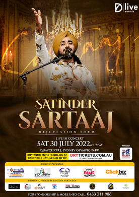 Rejuvenation Tour - Satinder Sartaaj Live In Concert Sydney 2022