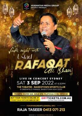 Sufi Night with Ustad Rafaqat Ali Khan Live In Concert Sydney