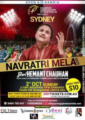 Navratri Mela by Shri Hemant Chauhan Sydney 2022