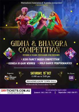 Gidha & Bhangra Competition In Melbourne