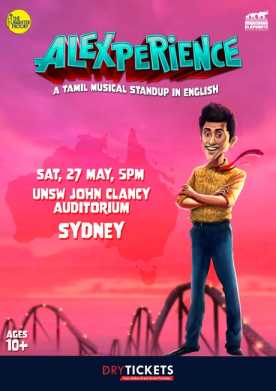 Alexperience | A Tamil Musical Standup In English | Sydney