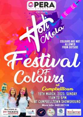 HOLI MELA - Festival of Colours at Campbeltown