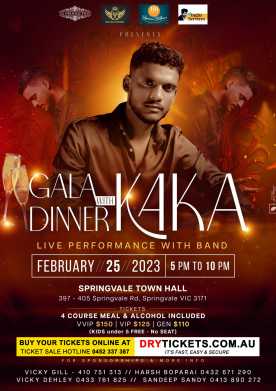 Gala Dinner with Kaka | Live Performance with Band