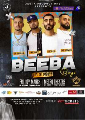 Beeba Boys - Sultaan, Big Ghuman, OG Ghuman & Mr. Dhatt Sydney