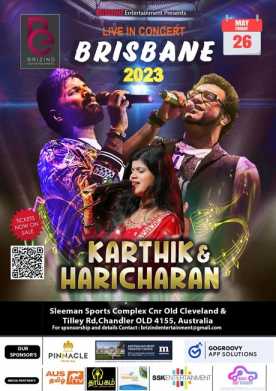 Karthik & Haricharan Live In Concert In Brisbane