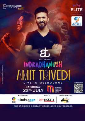 Amit Trivedi's INDRADANUSH - Live In Concert Melbourne