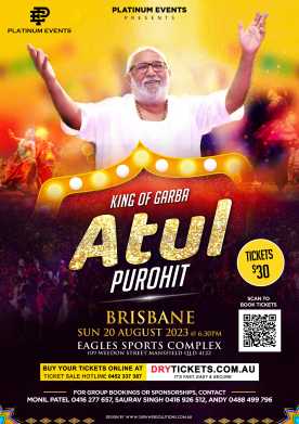King of Garba Atul Purohit Live in Brisbane