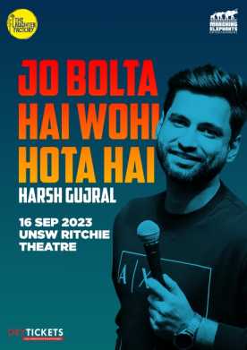Jo Bolta Hai Wohi Hota Hai by Harsh Gujral Live In Sydney 2023