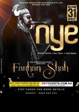 Farhan Shah - NYE - Live In Sydney