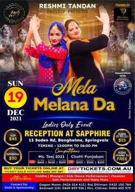 Mela Melana Da - Ladies Only Event in Melbourne