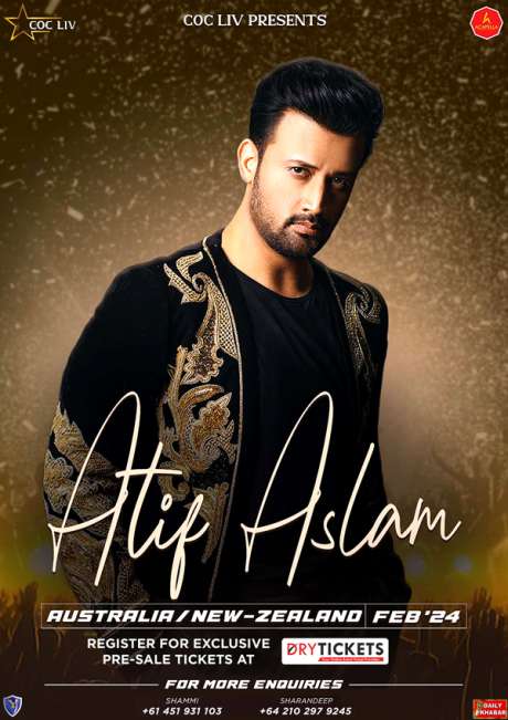 Atif Aslam Live In Concert Adelaide 2024 NO