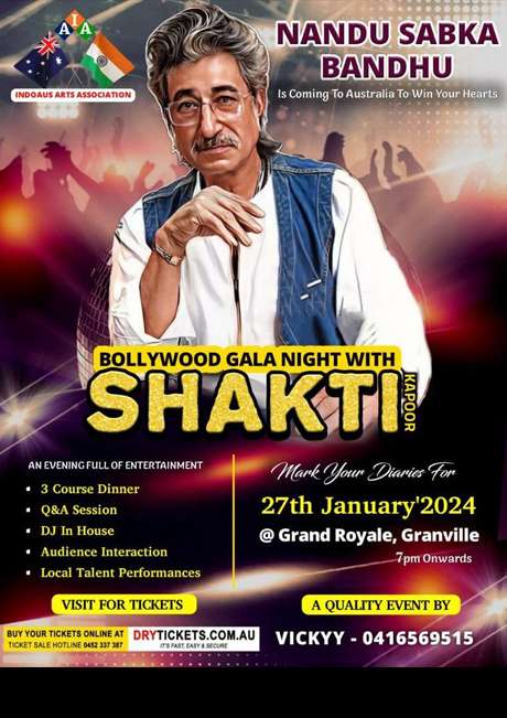 Bollywood Gala Night with Shakti Kapoor In Sydney