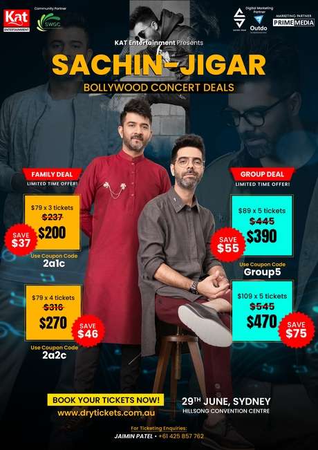 Sachin-Jigar Live In Concert Sydney 2024